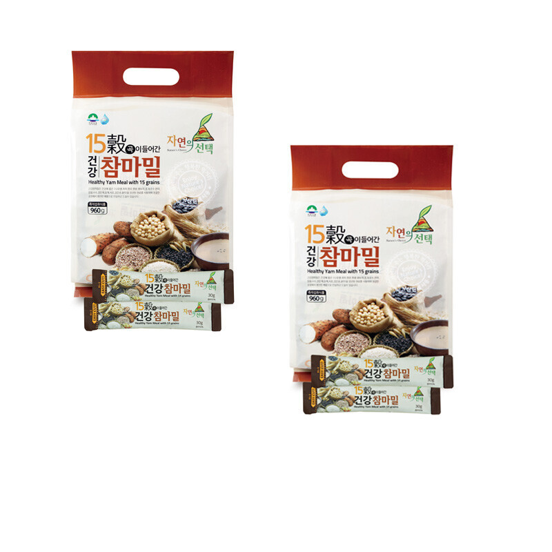 엔초이스,(라이브특가)15곡건강참마밀 세트(960gx2개)